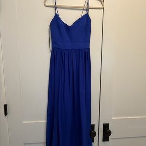La Ligne Vibrant Blue Maxi Dress